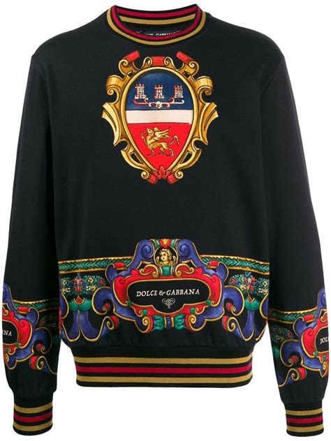 dolce gabbana wool sweater|Dolce & Gabbana sweatshirt farfetch.